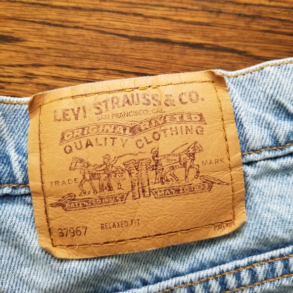 🚫SOLD🚫Levi's▪︎Vintage OrangeTab 967 Denim Shorts - Picture 8 of 14